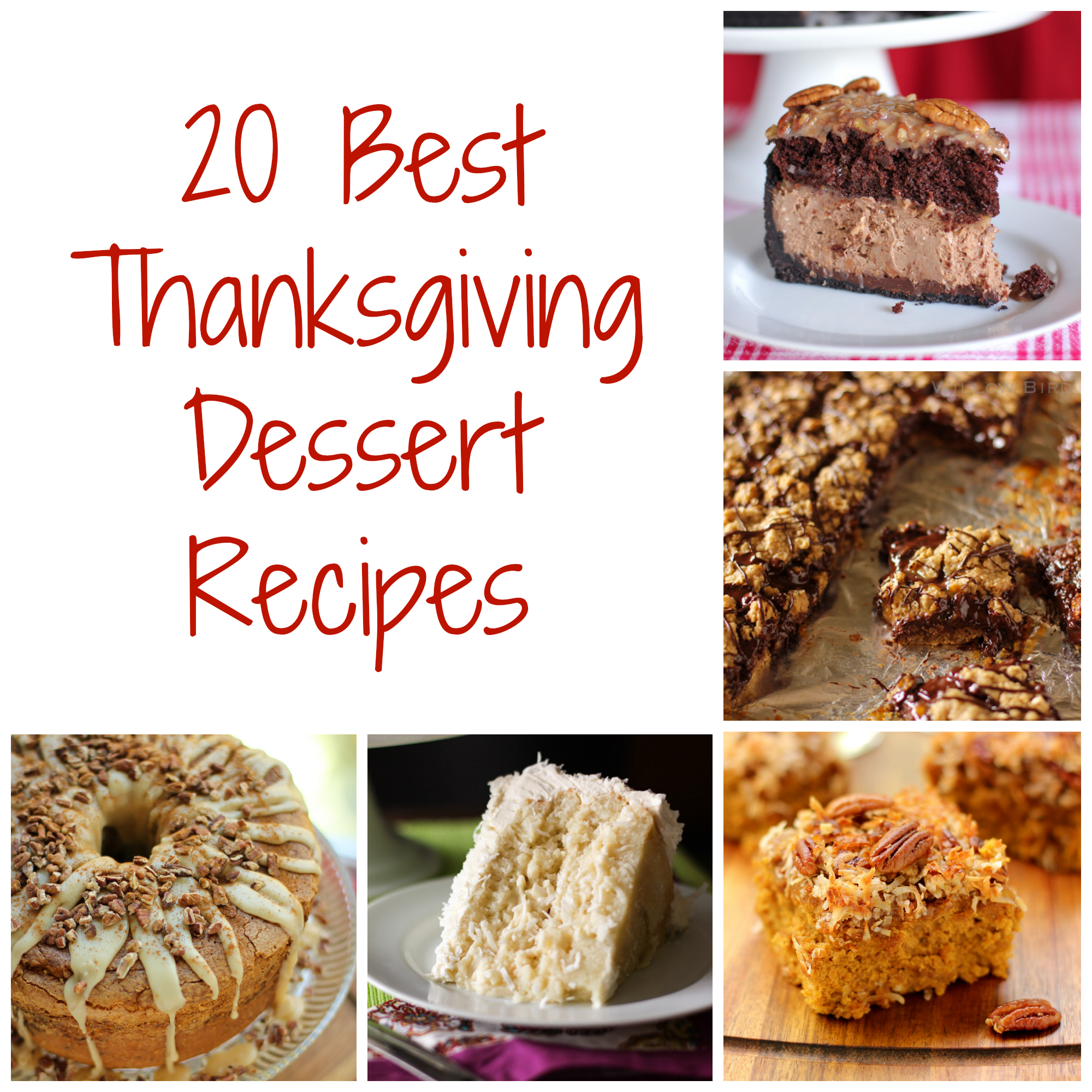 thanksgiving dessert recipes