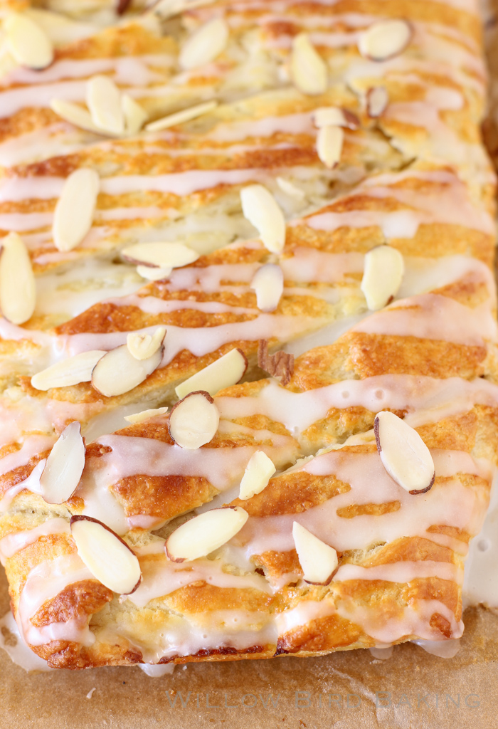 Buttery Almond Pastry Braid Recipe from Willow Bird Baking