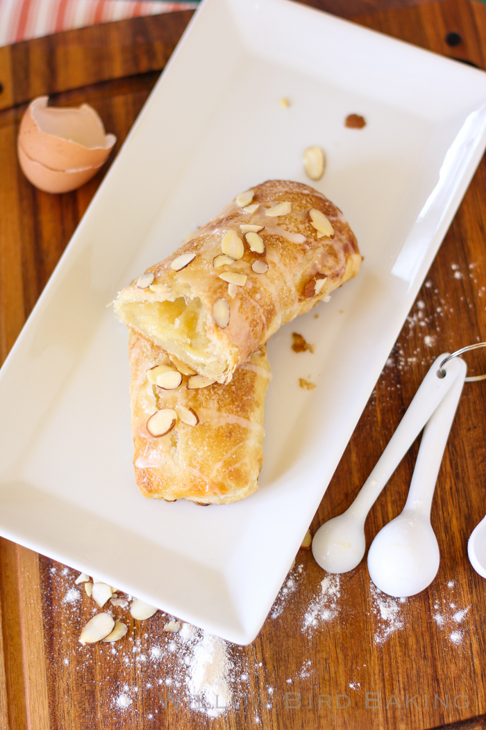 Dutch Roomboter Banketstaaf (Flaky Pastry with Almond Filling)