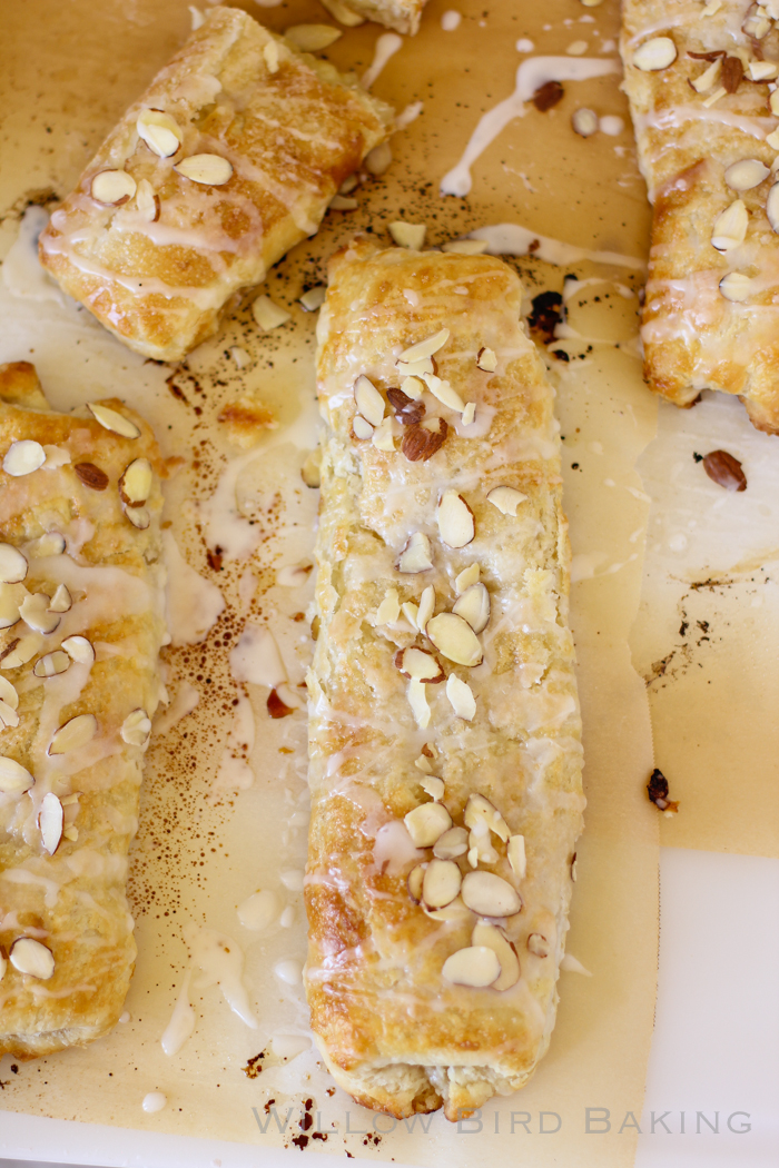 Dutch Roomboter Banketstaaf (Flaky Pastry with Almond Filling)