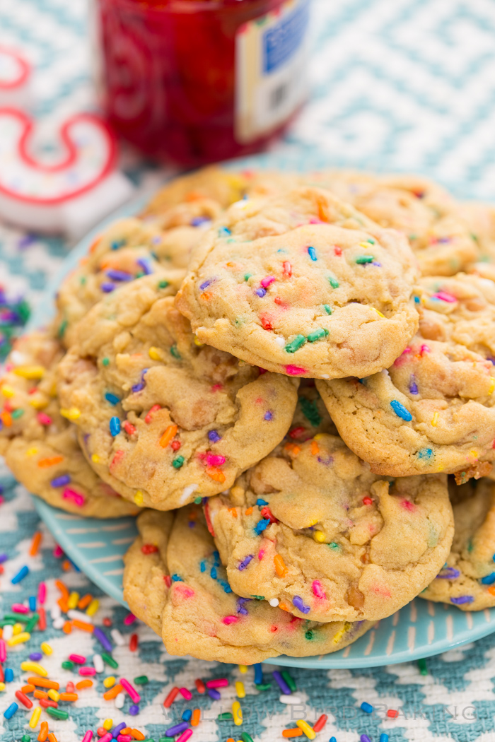 Birthday Cake Pudding Mix Cookies