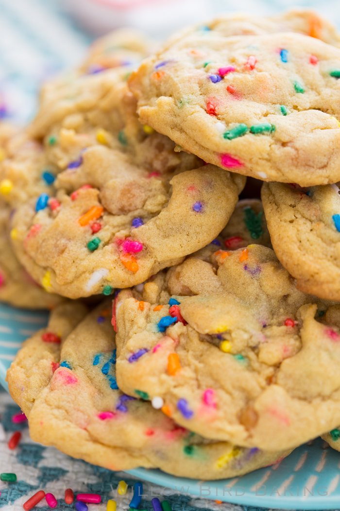 Birthday Cake Pudding Mix Cookies