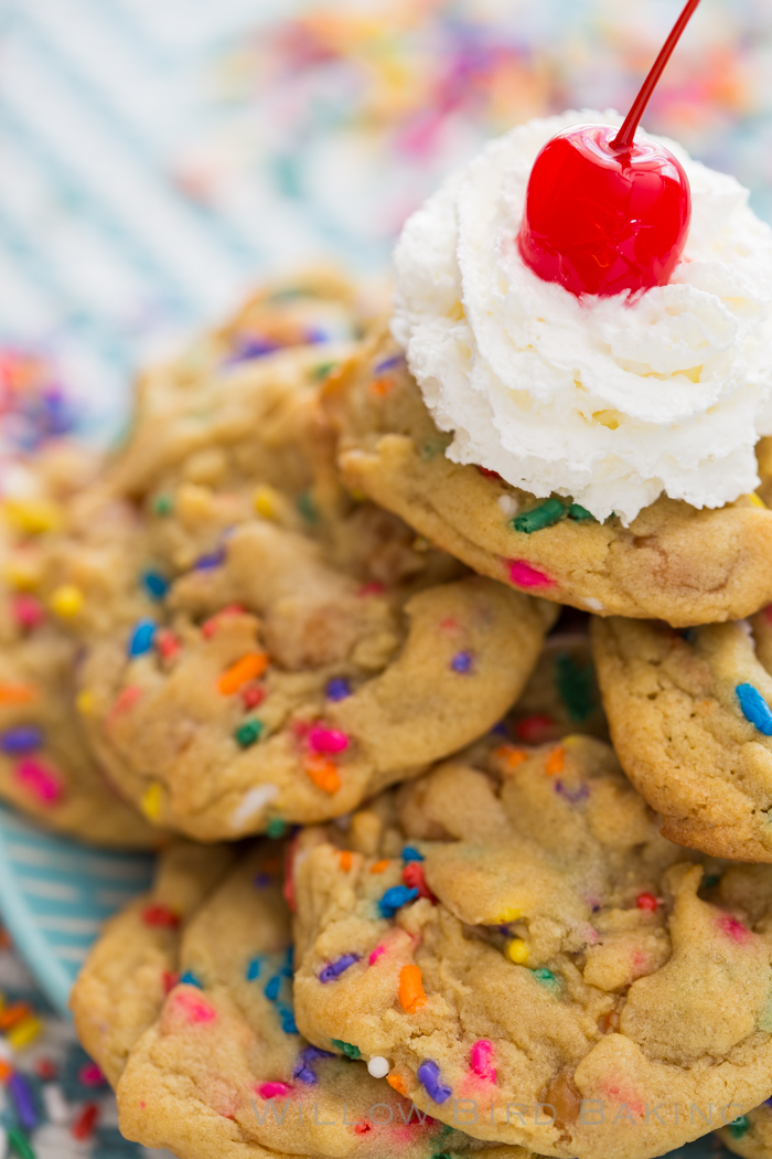 Birthday Cake Pudding Mix Cookies