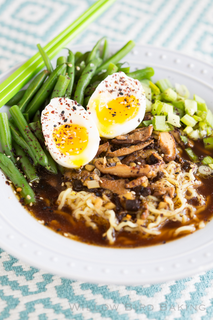 Recipe: Crispy Pan-Fried Ramen with Soft-Boiled Eggs - Blue Apron