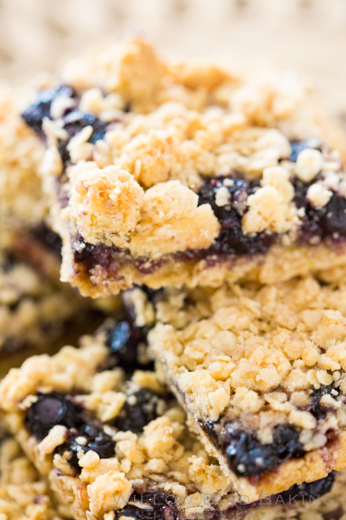 Blueberry Oatmeal Bars