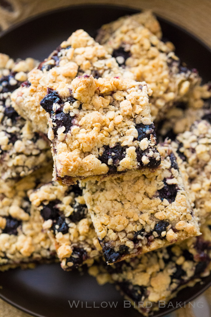 Willow Bird Baking's Best Recipes of 2018: BLUEBERRY OATMEAL BARS