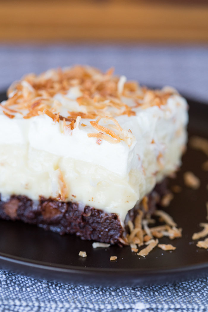 Coconut Cream Brownies