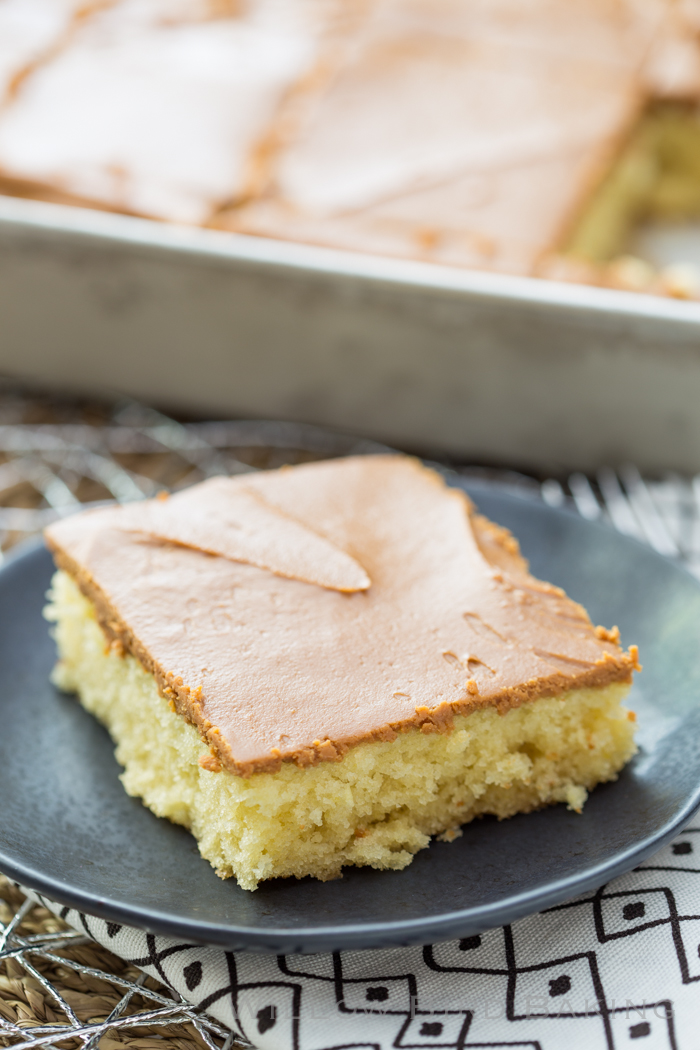 Southern Caramel Sheet Cake - Willow Bird Baking