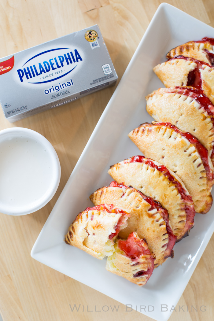 Quick and Easy Cherry Cheesecake Pie Bites