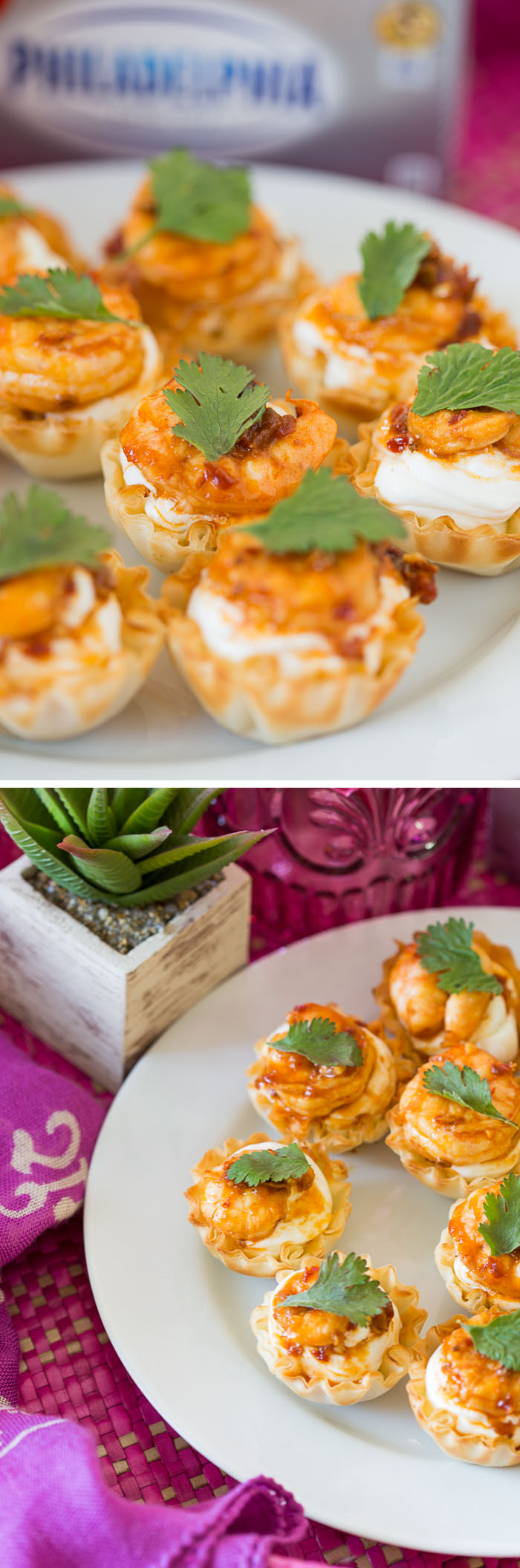 Quick and Easy Chipotle Shrimp Cups -- perfect party finger foods and SO easy!