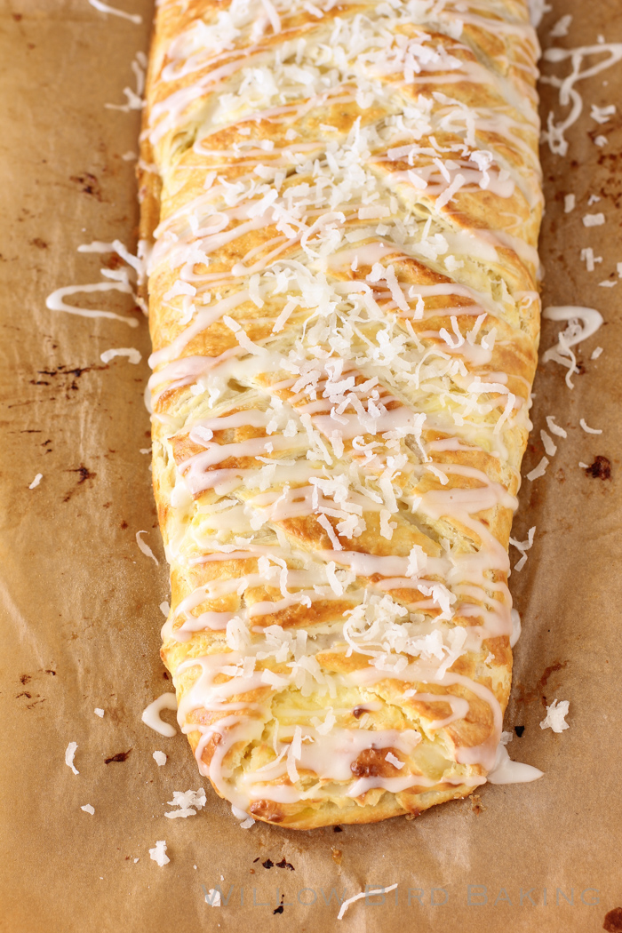 Coconut Cheesecake Breakfast Braid