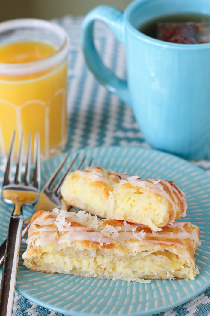 Coconut Cheesecake Breakfast Braid