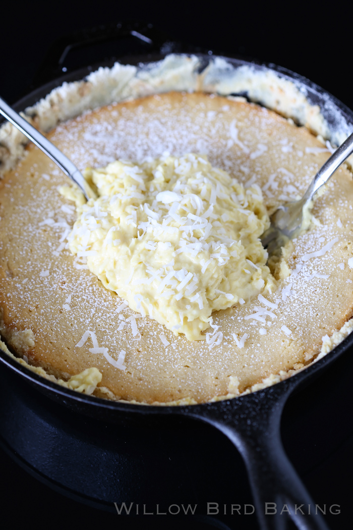 Coconut Cream Gooey Butter Cake