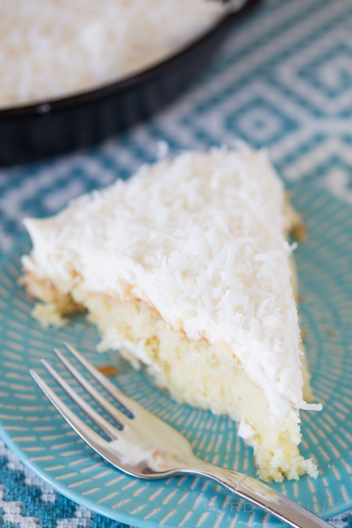 Coconut Tres Leches Skillet Cake