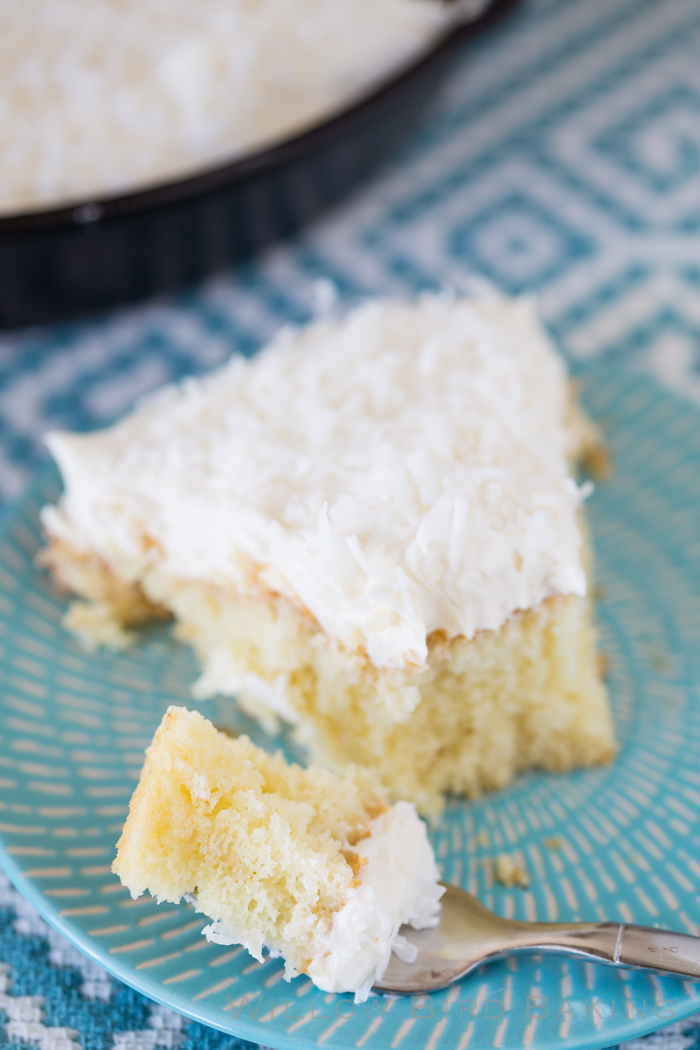 Coconut Tres Leches Skillet Cake