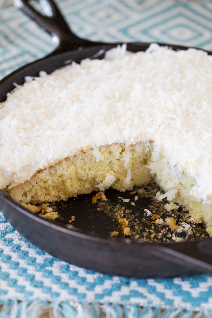 Coconut Tres Leches Skillet Cake