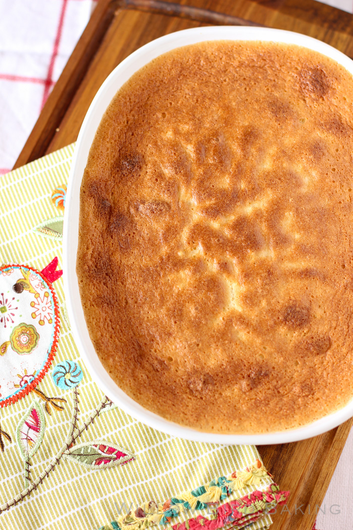 Coconut Pudding Spoon Cake