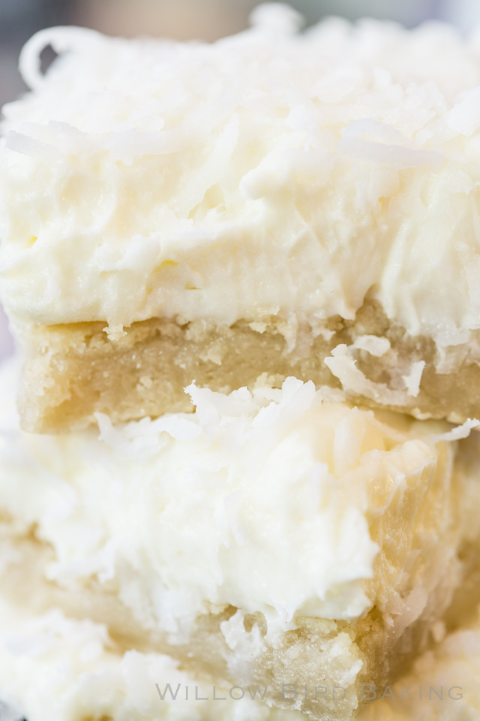 Coconut Cream Sugar Cookie Bars