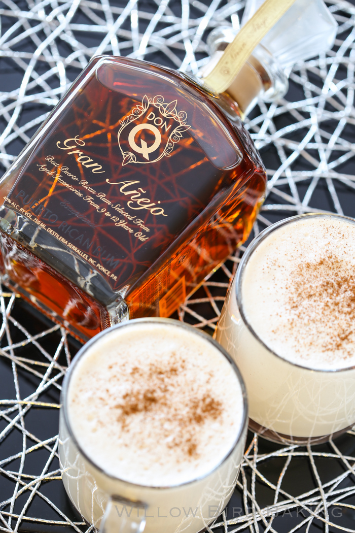 Thick Spiced Rum Coquito (Puerto Rican Eggnog)