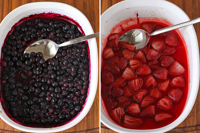 Crêpes with Roasted Berries and Coconut Whipped Cream