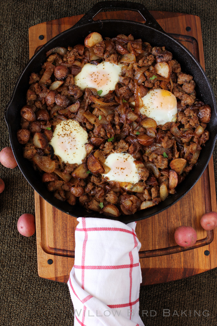 Sausage & Caramelized Onion Breakfast Hash