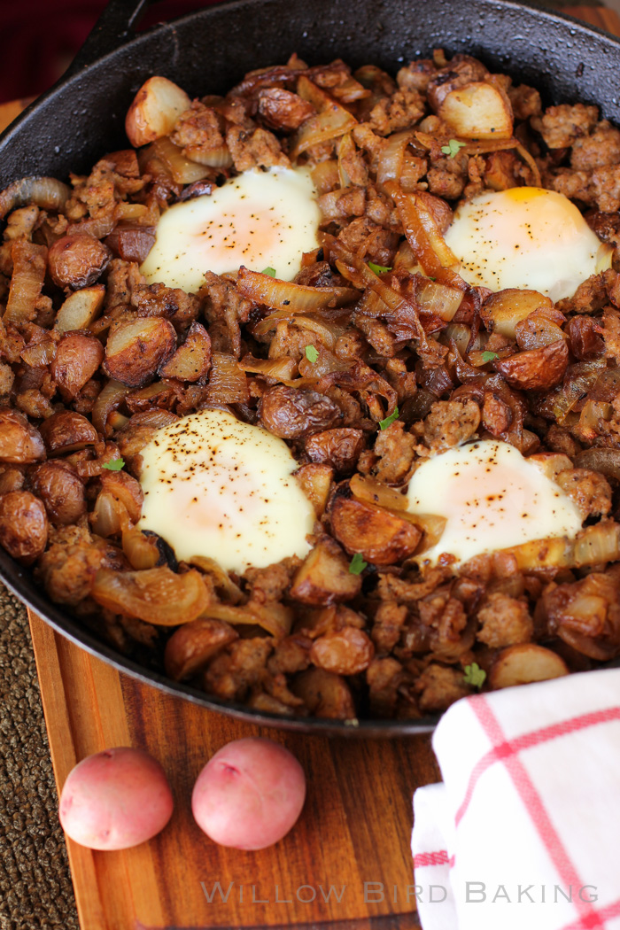 Sausage & Caramelized Onion Breakfast Hash