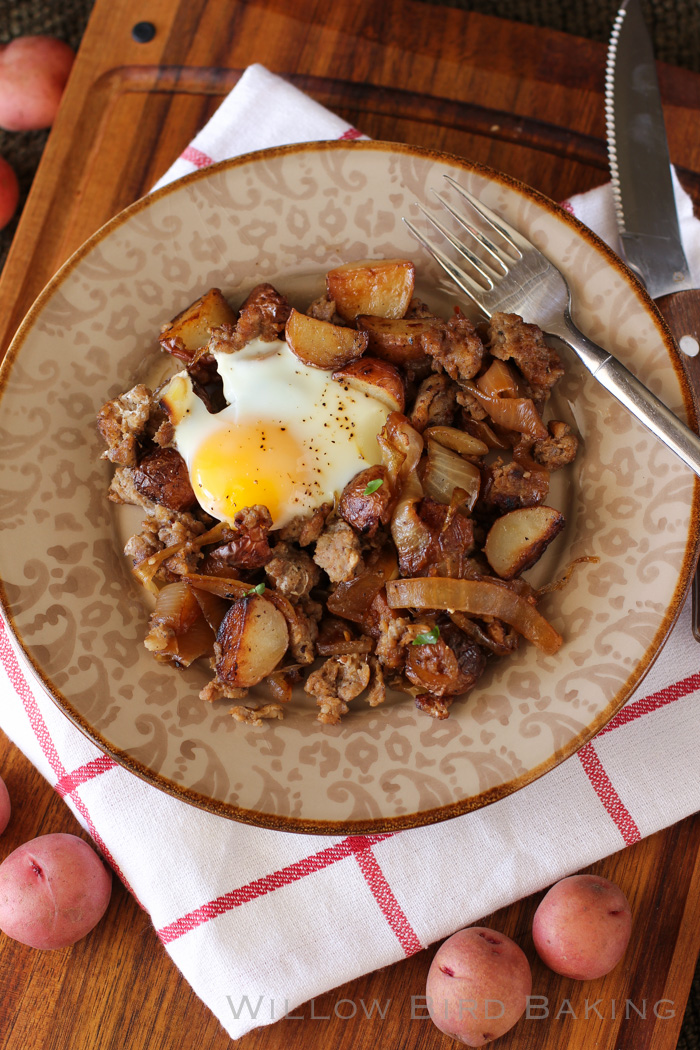 Sausage & Caramelized Onion Breakfast Hash