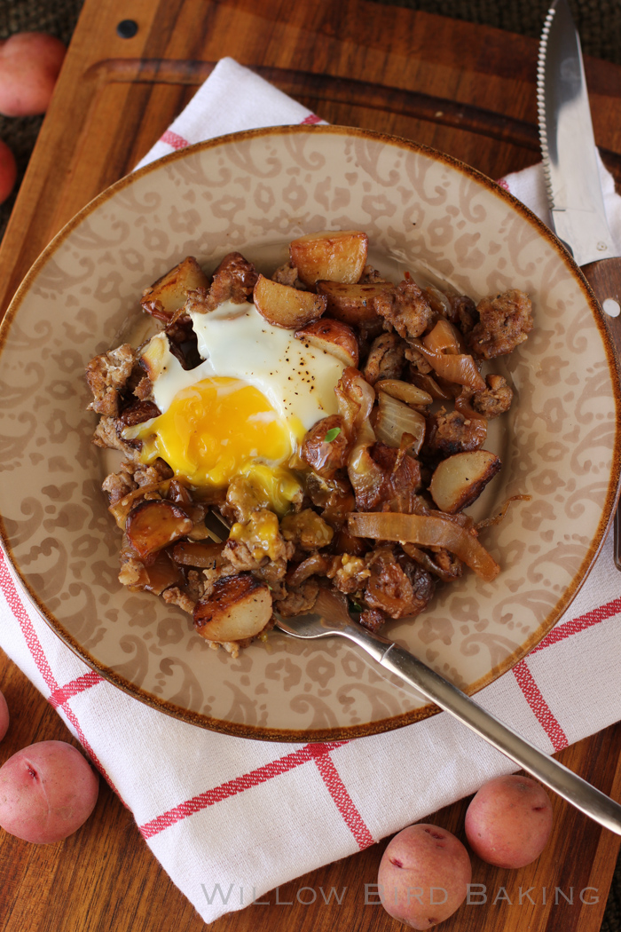 Sausage & Caramelized Onion Breakfast Hash