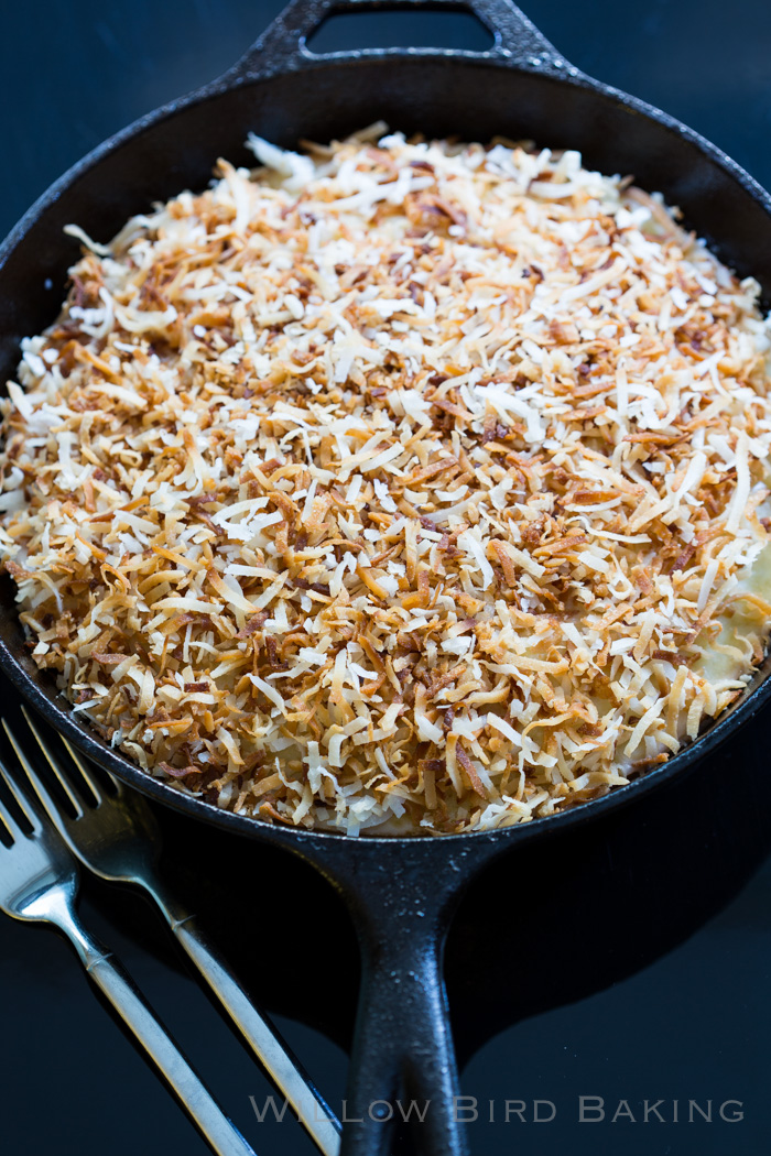 Hot Toasted Coconut Cake