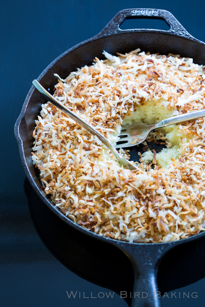 Hot Toasted Coconut Cake