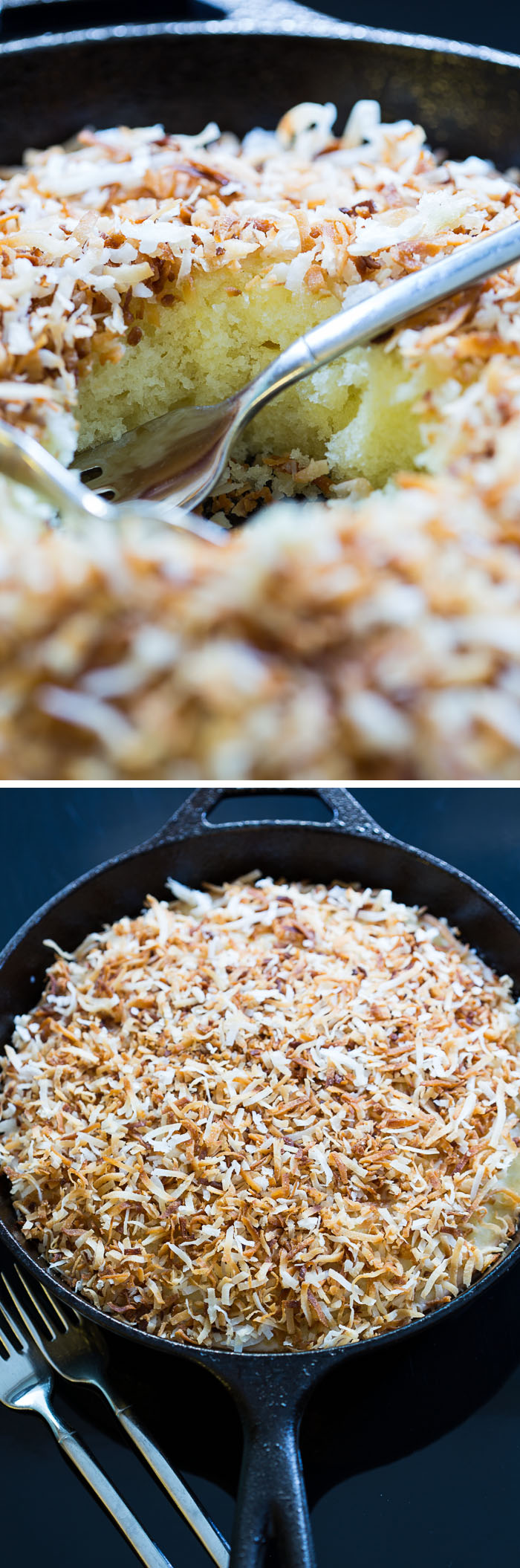 Hot Toasted Coconut Cake