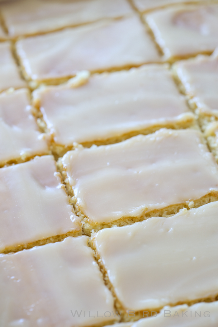 Quick Iced Maple Sheet Cake (and the Perfect English Teacher Gift