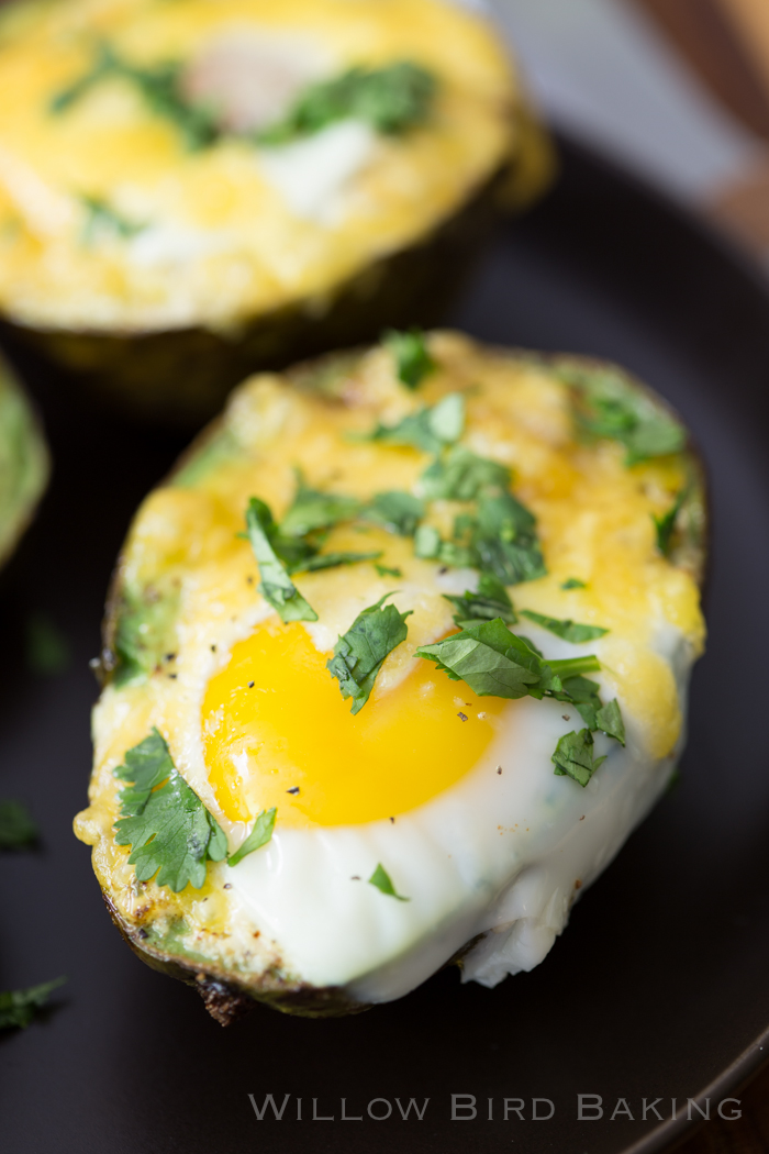 Baked Avocado Eggs - Eating Bird Food