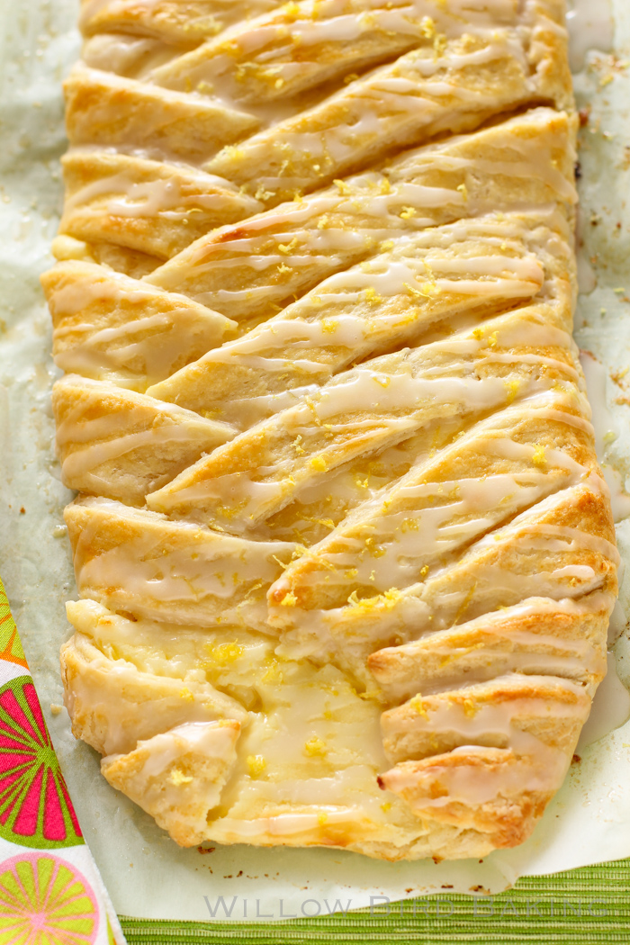 LEMON CHEESECAKE BRAID