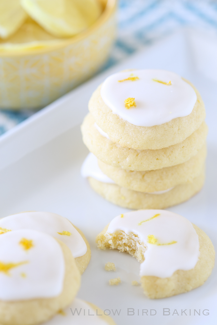 Lemon Meltaway Cookies - Willow Bird Baking