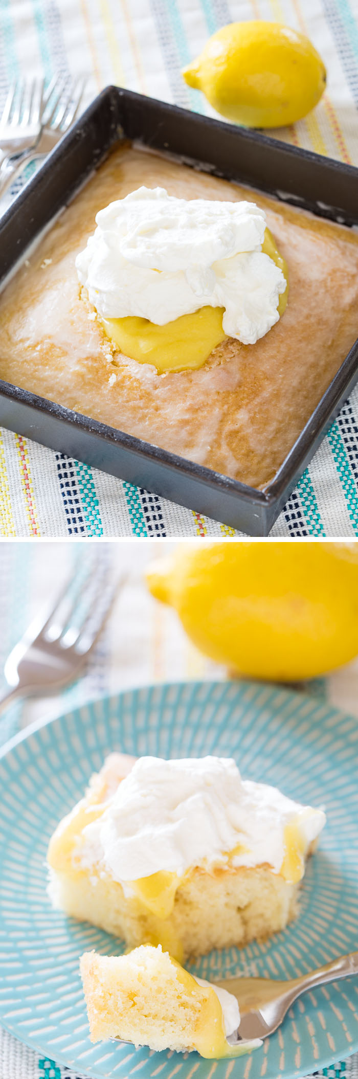 Lemon Curd Cream Cake