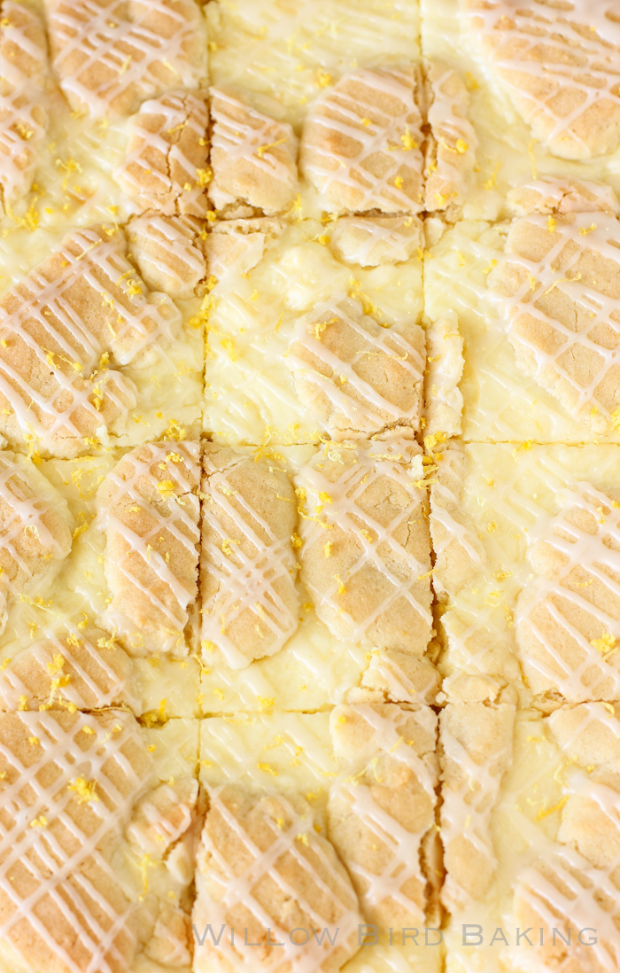 LEMON CHEESECAKE KUCHEN BARS