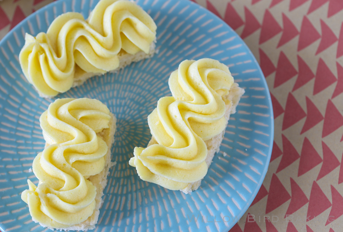 Shortbreads with Lemon Whipped Icing