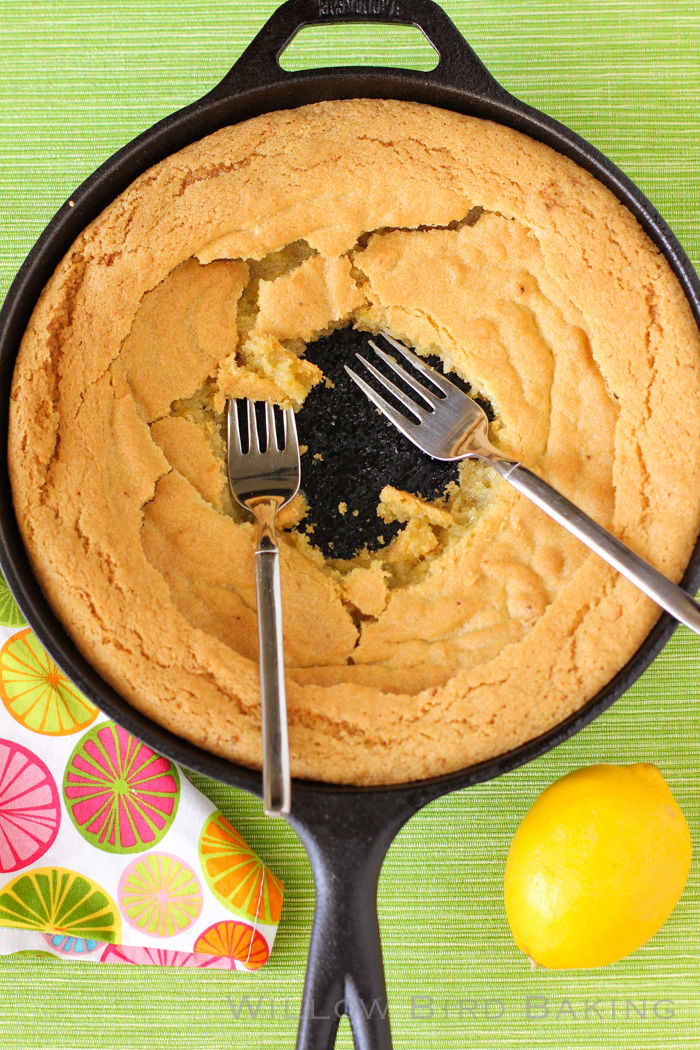 Giant Skillet Lemon Sugar Cookie