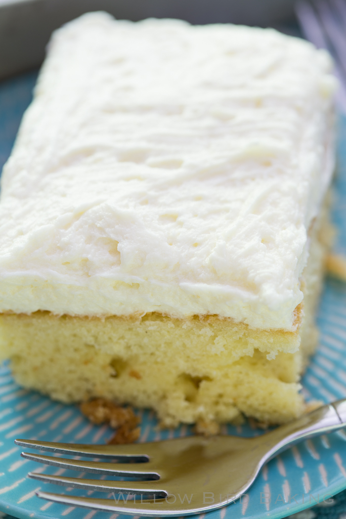 Lemon Cake with Whipped Icing