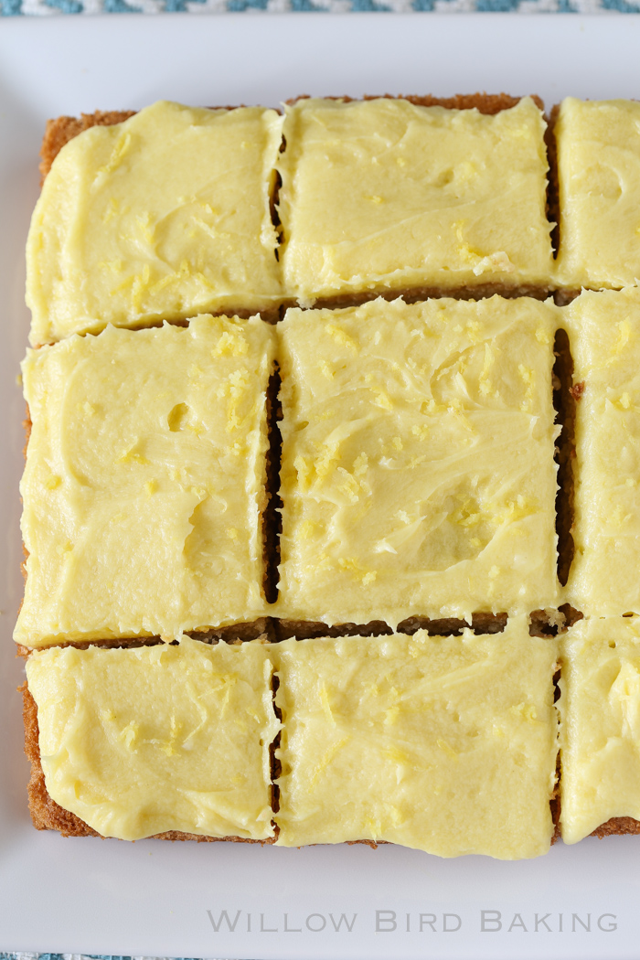 Quick Lemon-Iced Yellow Cake