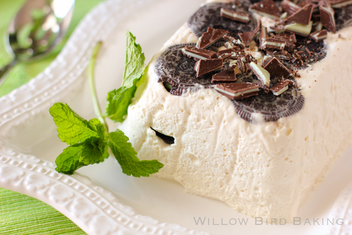 Bailey's Mint Oreo Icebox Cake