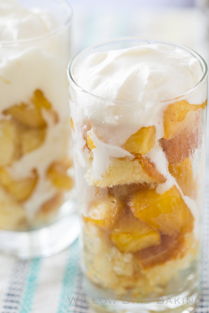 Caramelized Pineapple Parfaits