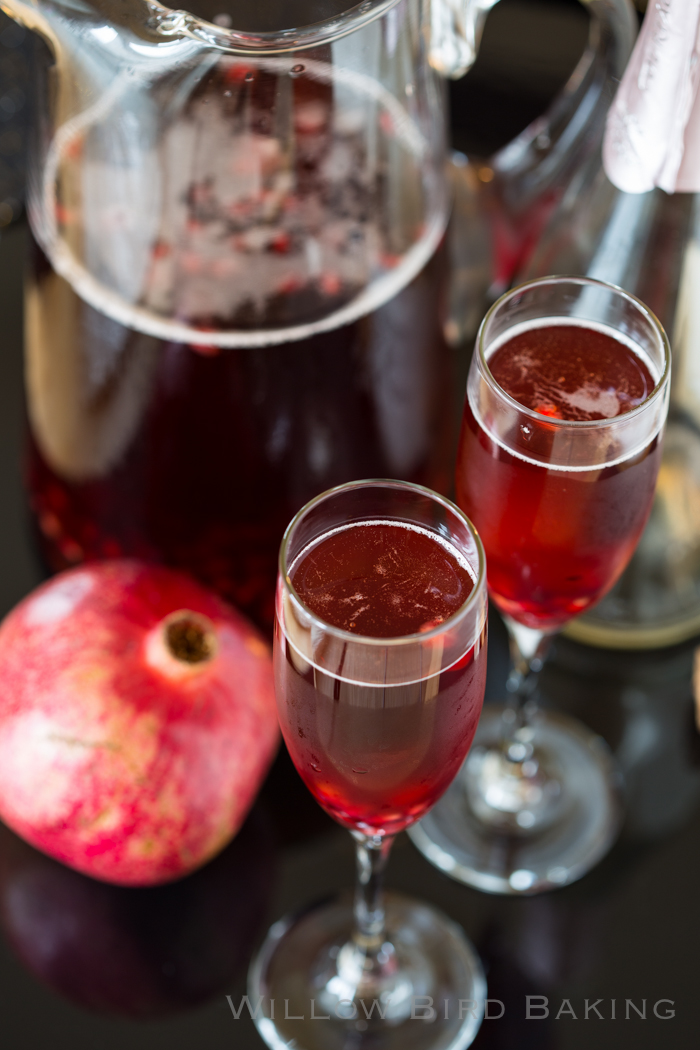 Pomegranate Champagne Sparkler