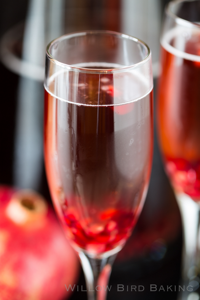 Pomegranate Champagne Sparkler