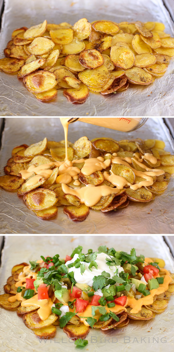 Over-the-Top Loaded Potato Nachos