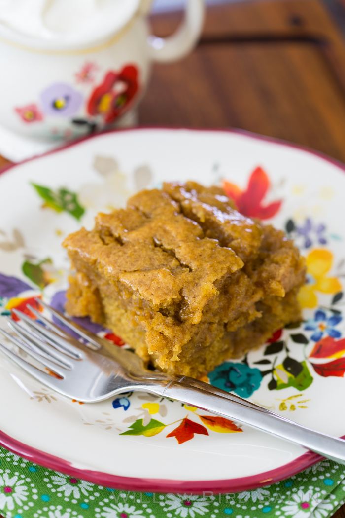 Brown Butter Pumpkin Rum Cake