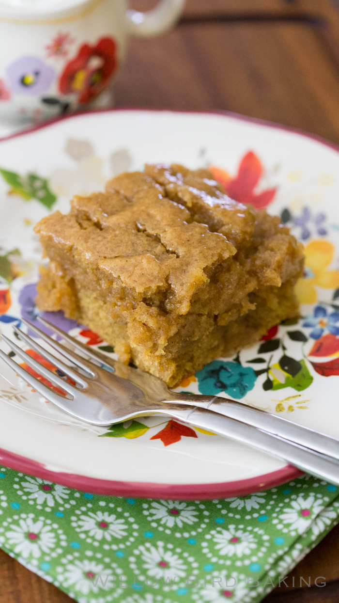 Brown Butter Pumpkin Rum Cake