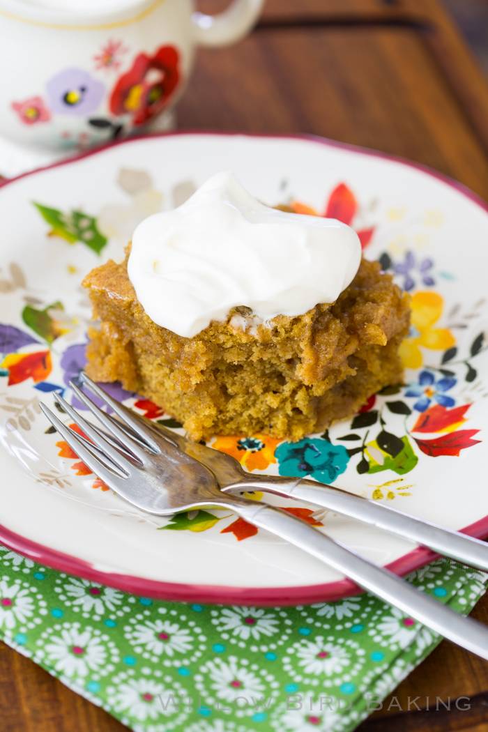 Brown Butter Pumpkin Rum Cake