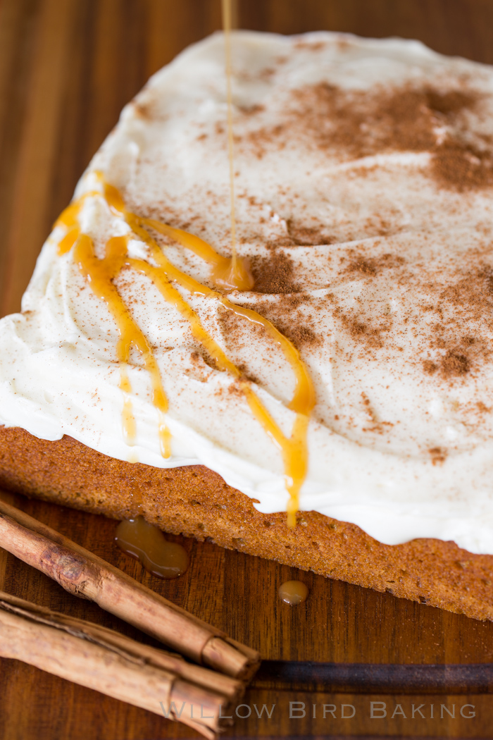 Pumpkin Spice Latte Snack Cake